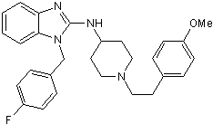 Astemizole Structure