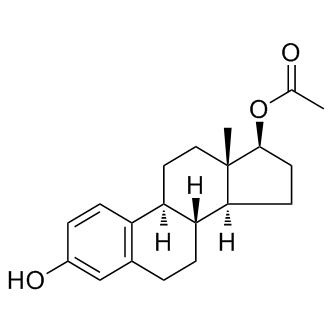 β-Estradiol 17-acetate Structure