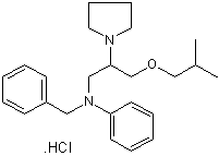 Bepridil hydrochloride Structure