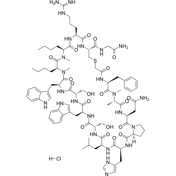 BMSpep-57 hydrochloride Structure