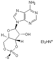 cAMPS-Sp, triethylammonium salt Structure