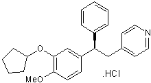 CDP 840 hydrochloride Structure