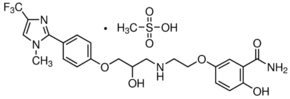 CGP-20712A methanesulfonate salt Structure