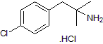 Chlorphentermine hydrochloride Structure
