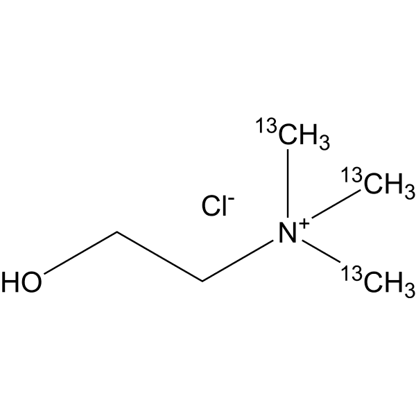 Choline Chloride-13C3 Structure