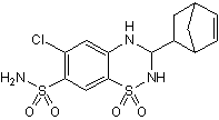 Cyclothiazide Structure