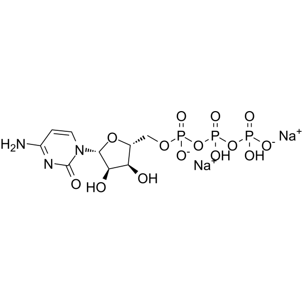 Cytidine-5'-triphosphate disodium Structure