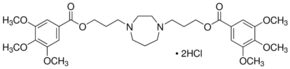 Dilazep dihydrochloride Structure