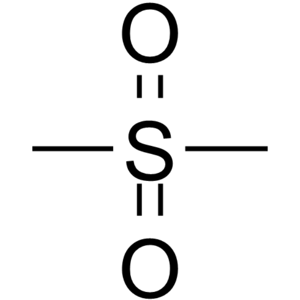Dimethyl sulfone Structure