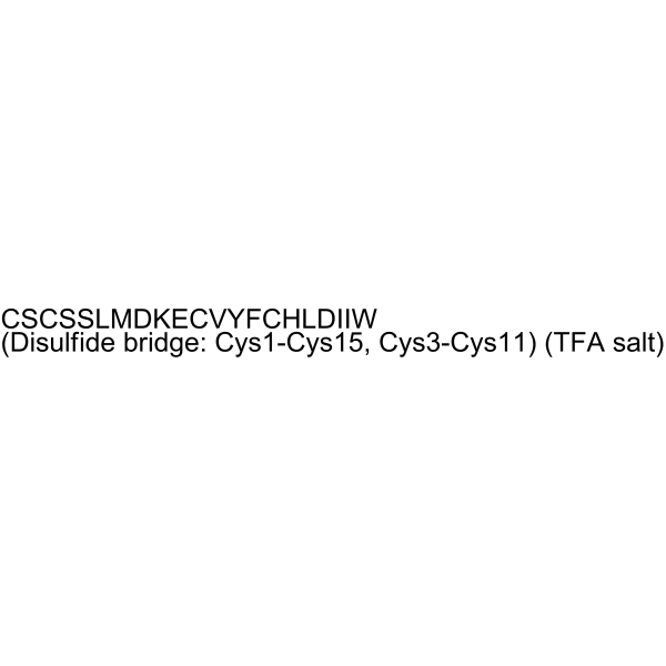 Endothelin 1 (swine, human) (TFA) Structure