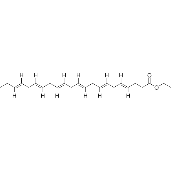 Ethyl docosa-4,7,10,13,16,19-hexaenoate Structure
