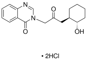 Febrifugine dihydrochloride Structure