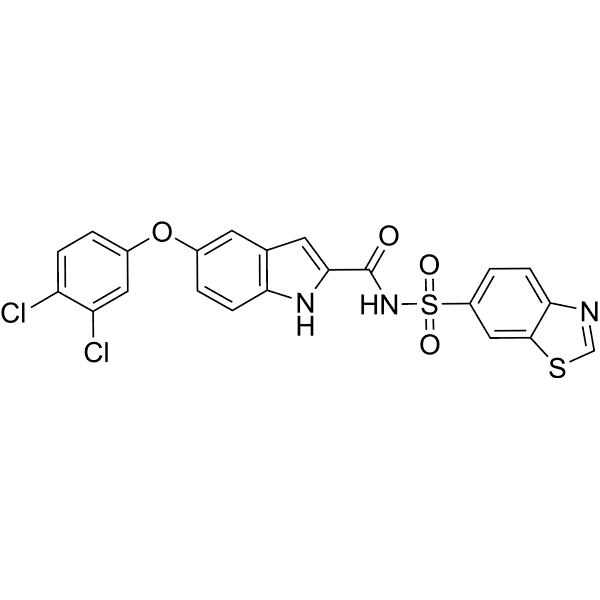 Galectin-3/galectin-8-IN-1 Structure