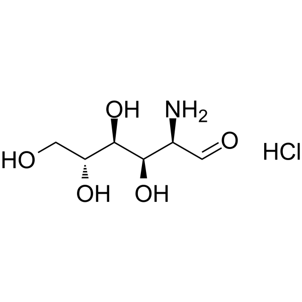 Glucosamine hydrochloride Structure