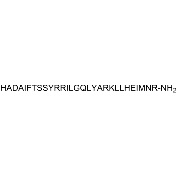 GRF (1-29) amide (rat) Structure