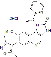 I-BET 151 dihydrochloride Structure