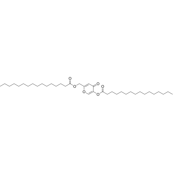 Kojic acid dipalmitate Structure