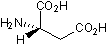 L-Aspartic acid Structure