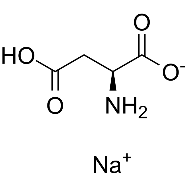 L-Aspartic aicd sodium Structure