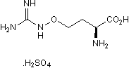 L-Canavanine sulfate Structure