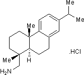 Leelamine hydrochloride Structure