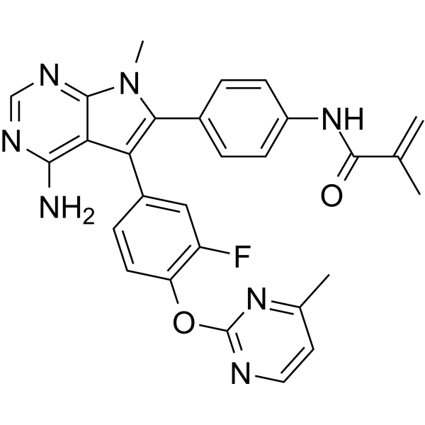 Lirafugratinib Structure