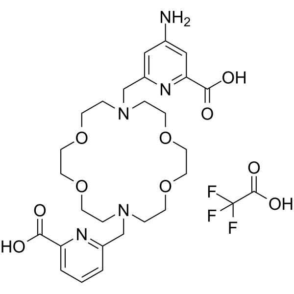Macropa-NH2 TFA Structure