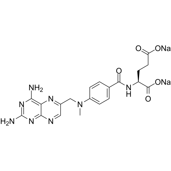 Methotrexate disodium Structure