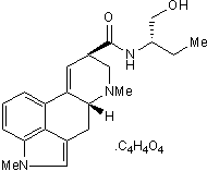 Methysergide maleate Structure