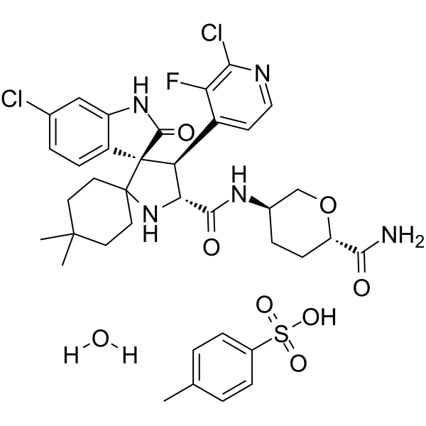 Milademetan tosylate hydrate Structure