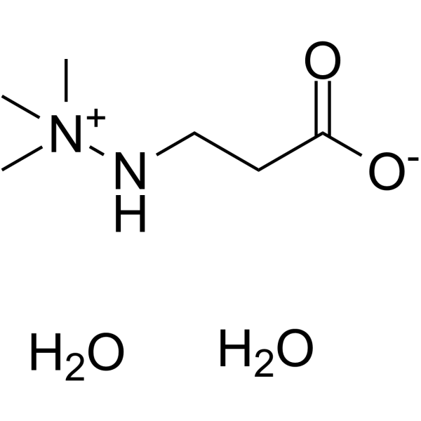 Mildronate dihydrate Structure