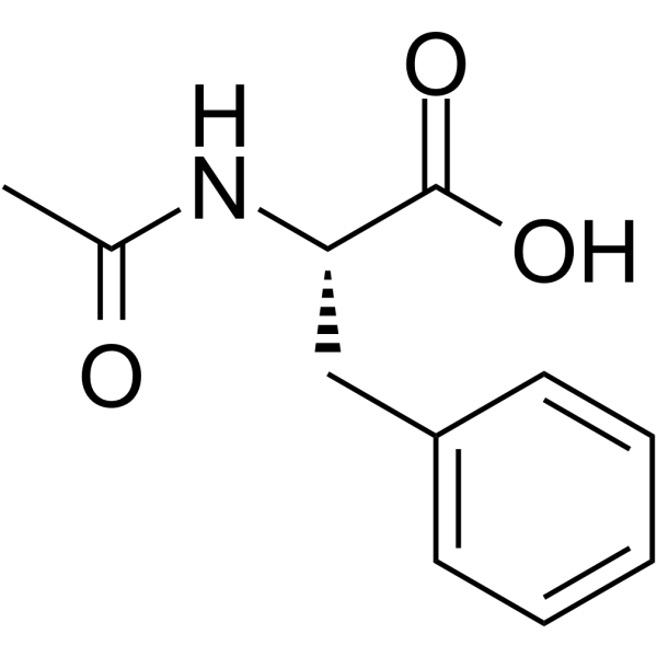 N-Acetyl-L-phenylalanine Structure