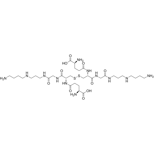 N1-Glutathionyl-spermidine disulfide  Structure