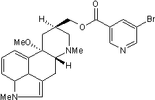 Nicergoline Structure