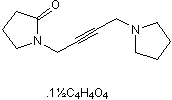 Oxotremorine sesquifumarate Structure