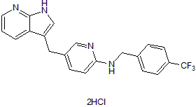 PLX 647 dihydrochloride Structure