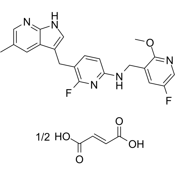 PLX5622 hemifumarate Structure