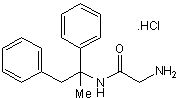 Remacemide hydrochloride Structure