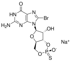 Rp-8-Br-cGMPS sodium salt Structure