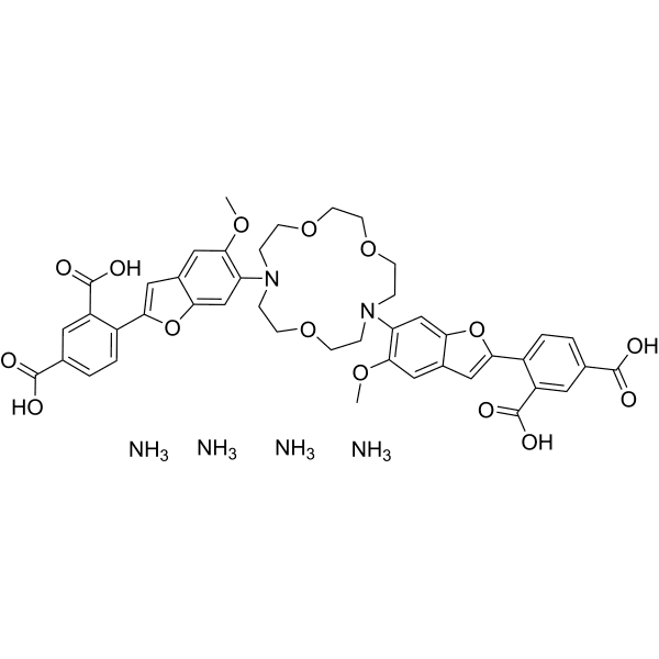SBFI tetraammonium  Structure