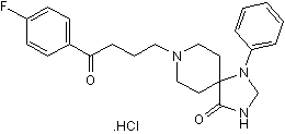 Spiperone hydrochloride Structure