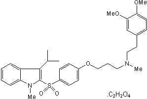 SR 33805 oxalate Structure