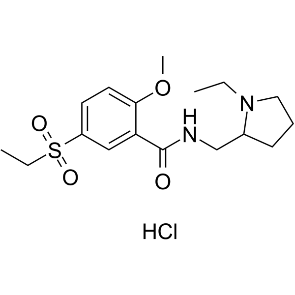 Sultopride hydrochloride Structure