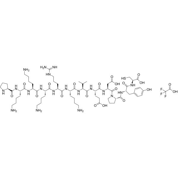 SV40 T-Ag-derived NLS peptide TFA Structure