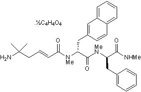 Tabimorelin hemifumarate Structure