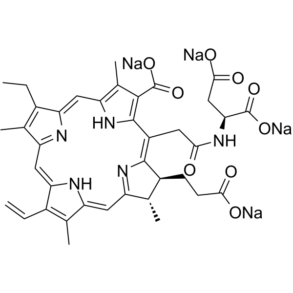 Talaporfin sodium Structure