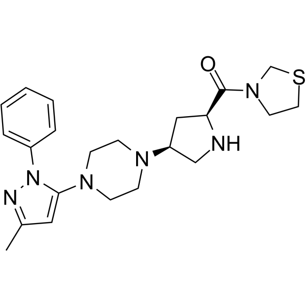 Teneligliptin Structure