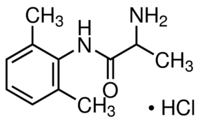 Tocainide hydrochloride Structure
